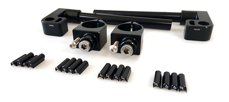 alpha Technik Kit de elevación de manillar 20mm Suzuki SV650X, WCX0/WCX1