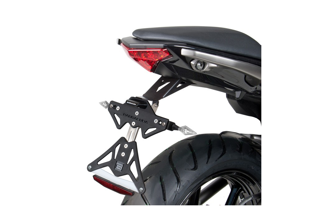 Soporte de matrícula Barracuda para Kawasaki ER6-N 2012-2016