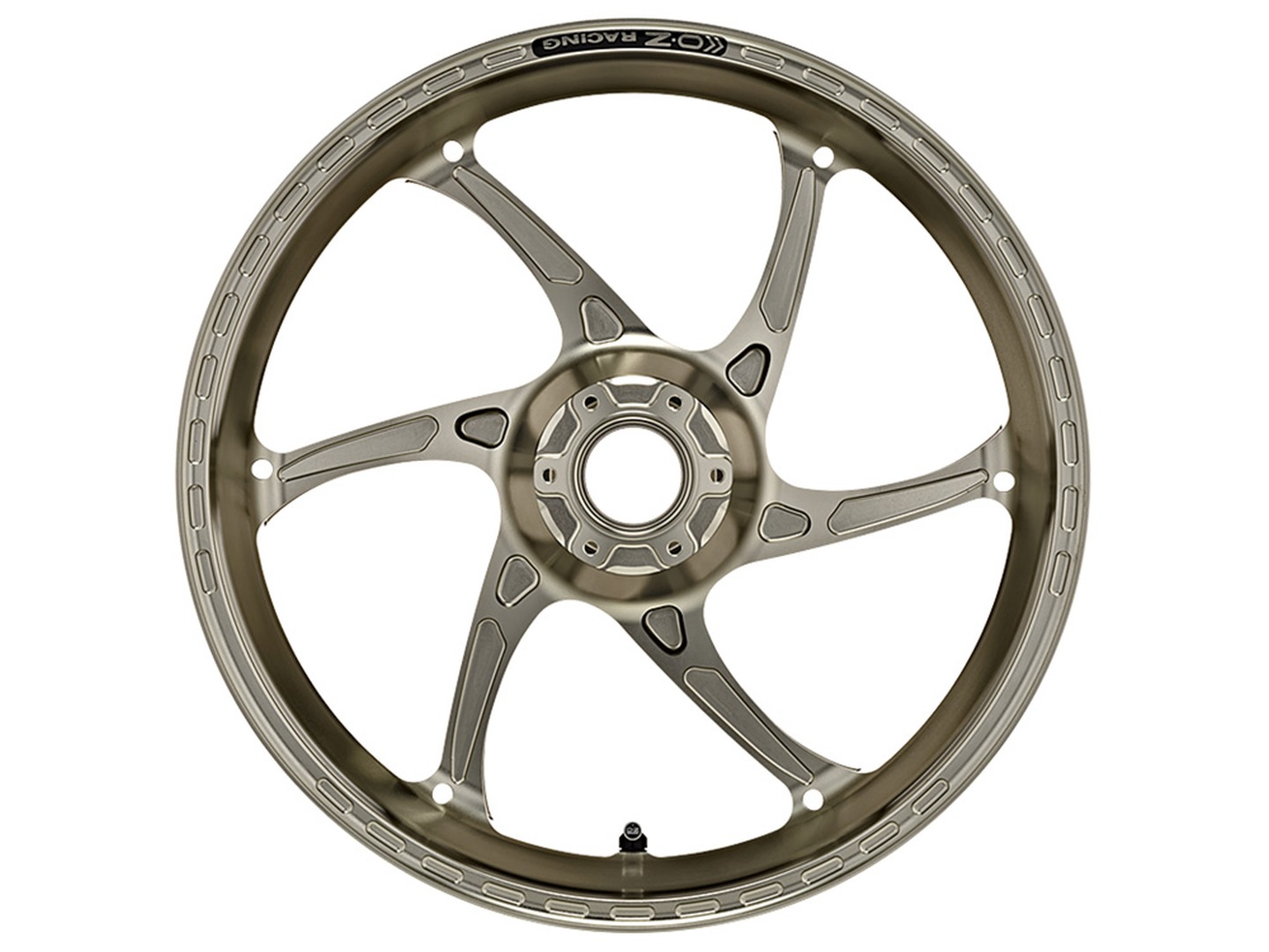 OZ Gass RS-A Aluminio trasero en color titanio para Suzuki GSX1300R Hayabusa, 2022-2024