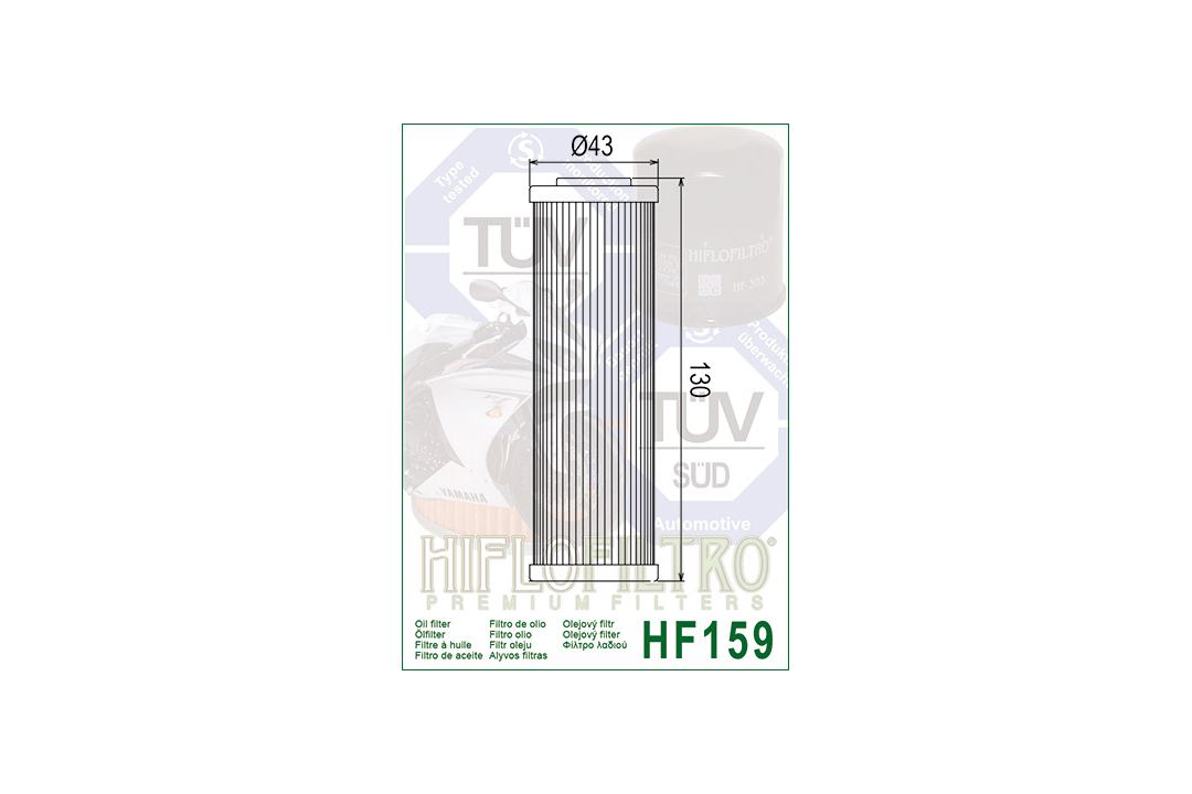 HIFLO filtro de aceite HF159 para varios modelos Ducati