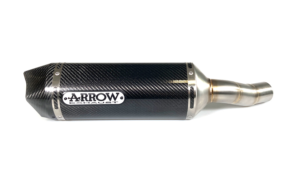 Silenciador ARROW RACE TECH para Kawasaki ZX-6R 636 2019- Carbono