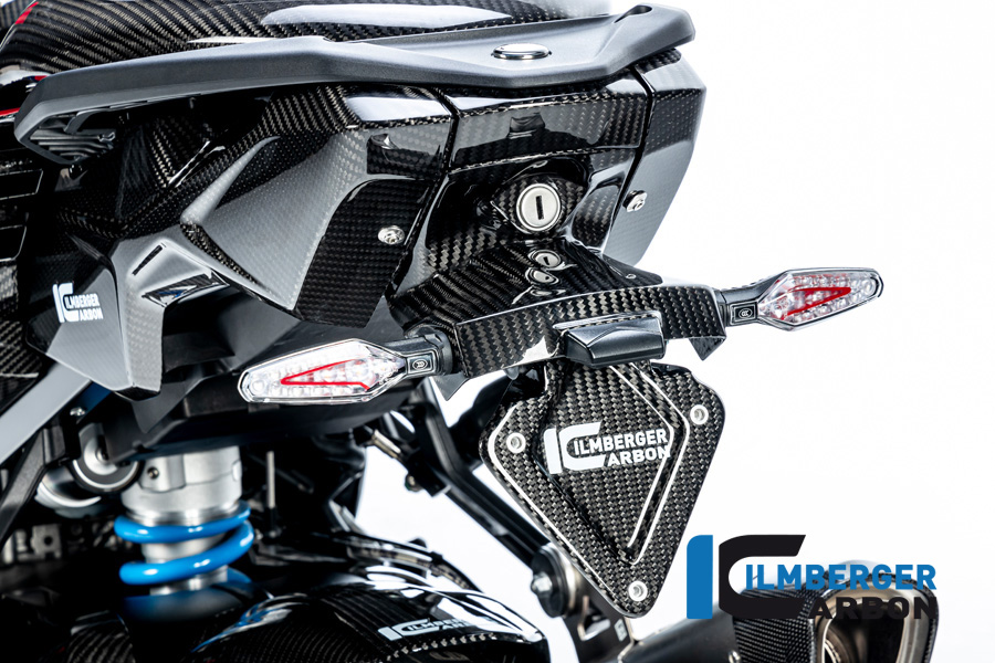 Soporte de matrícula Ilmberger de carbono BMW M1000XR, S1000XR, a partir de 2024-