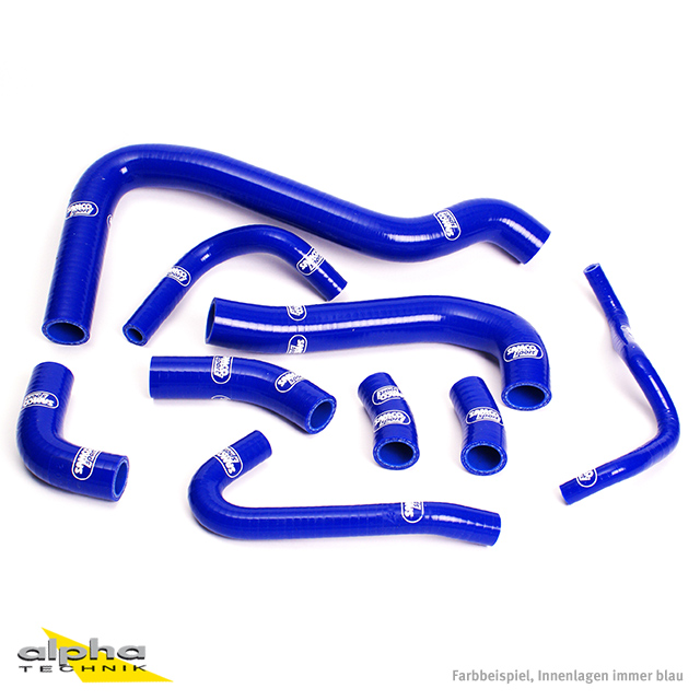 Kit de Mangueras de Silicona SAMCO SPORT azul para Suzuki TL1000R Año de Modelo 1998-2003
