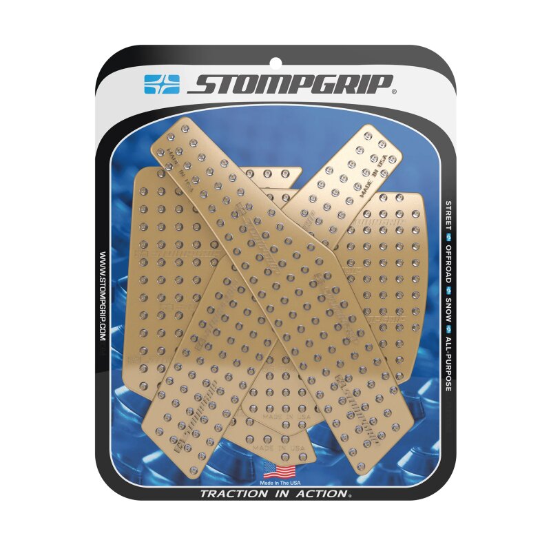 Stompgrip Pad para depósito de gasolina transparente, Volcano, Kit de depósito de gasolina para Streetbike - Lados del depósito de gasolina, para Honda CRF300L / CRF300LRA Rally, 2021-2025