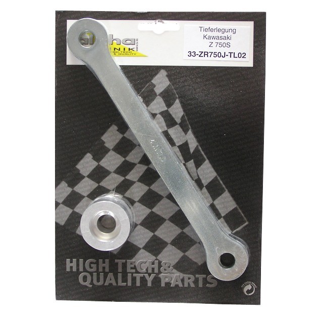 Kit de descenso alpha Technik 30mm para Kawasaki Z750S; Tipo ZR750J; Año de modelo 2005-