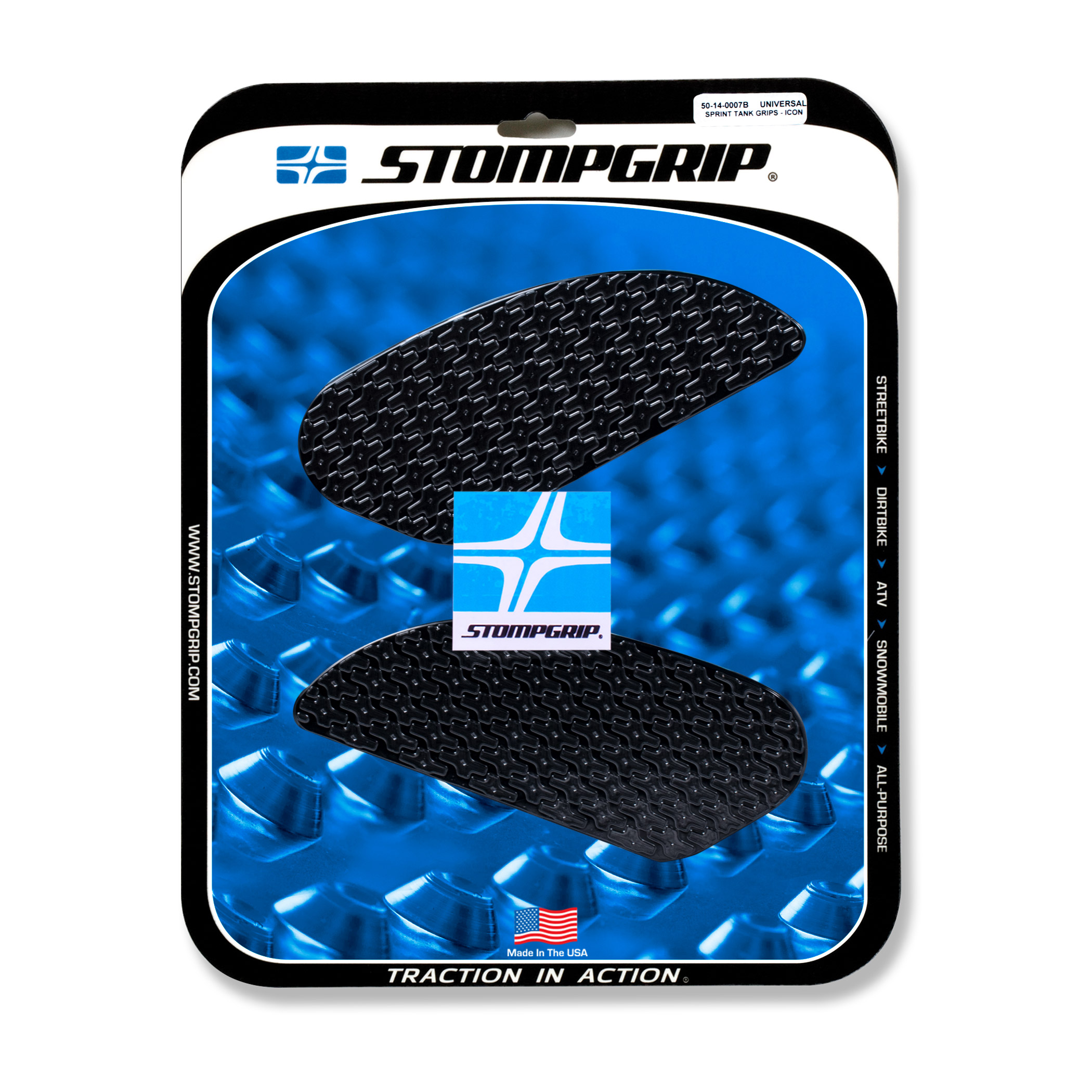 Almohadillas de tracción Stompgrip negras