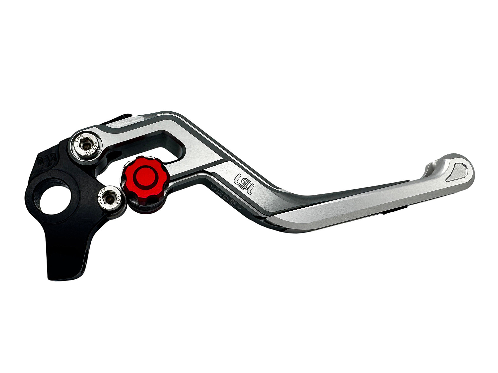 Maneta de freno LSL ERGONIA R14 Antracita/Rojo/Plata