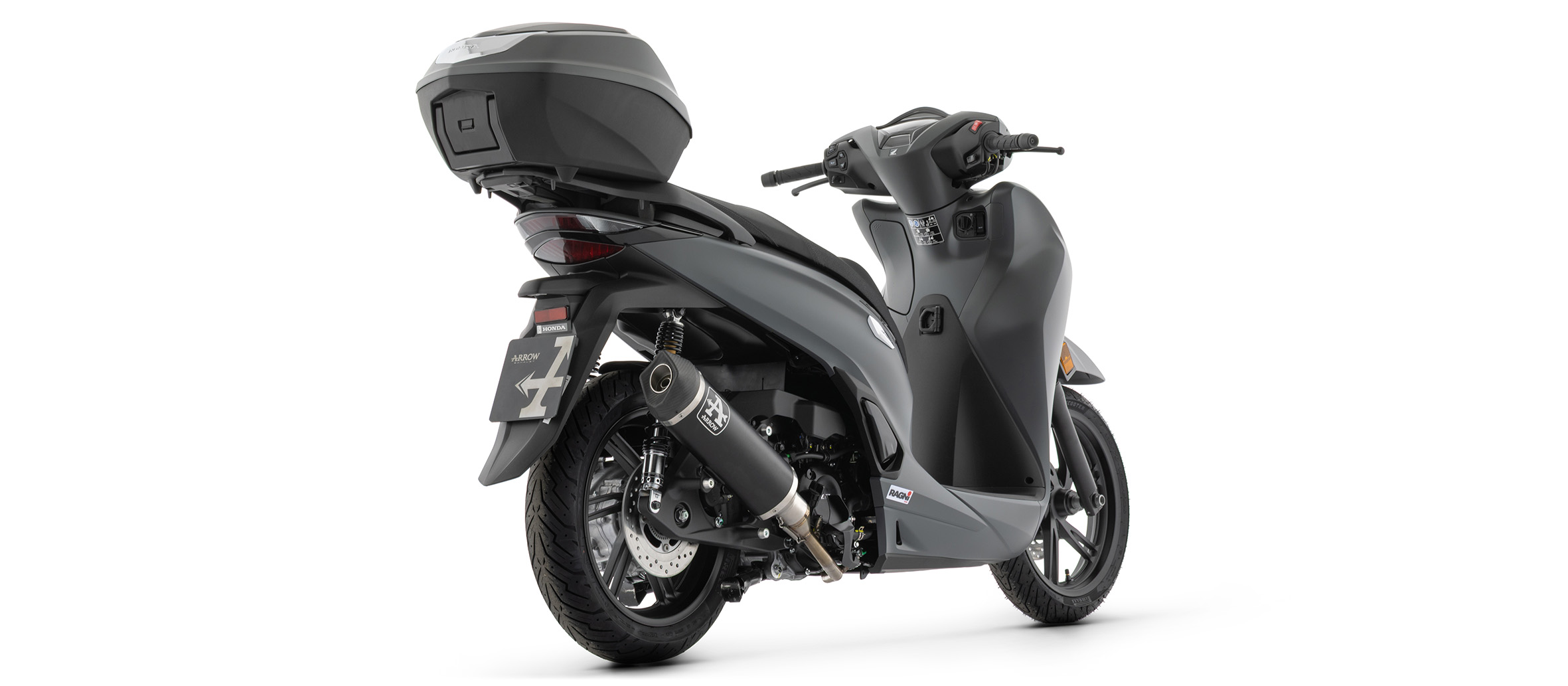 ARROW Escape DARK URBAN para Honda ADV 350, 2025-