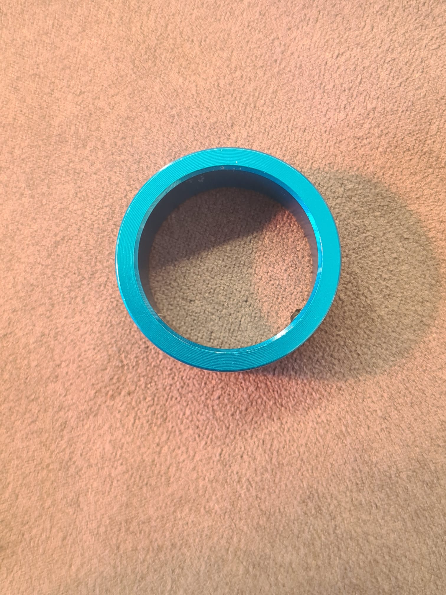Inserto anodizado azul para tapón de llenado de aceite Ø 28 mm, compatible con BC-HN102, BC-YN102 y BC-SN102