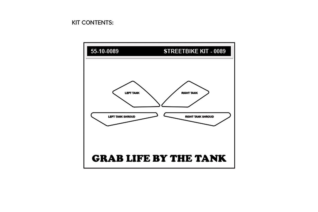 Stompgrip negro, Icon, para Kawasaki KLX250, 2009-2020, KLX300, 2021-2025