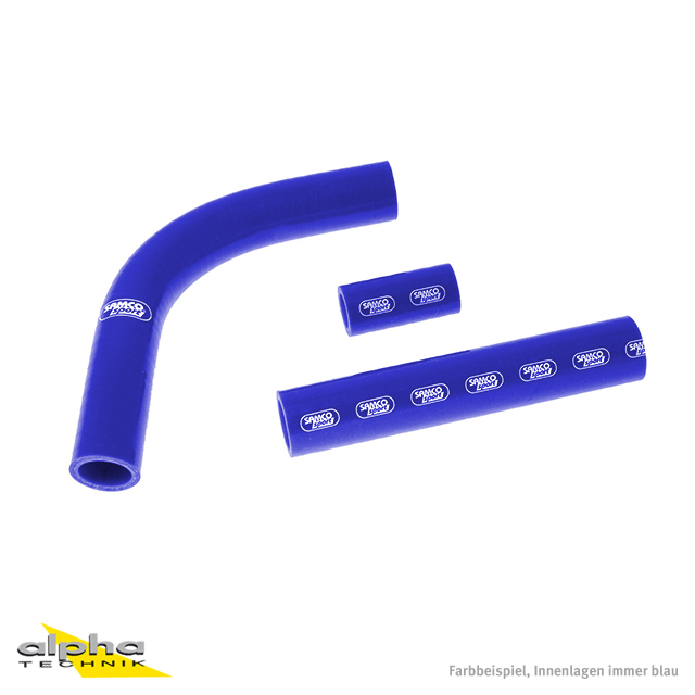 Kit de mangueras de silicona SAMCO SPORT azul para Suzuki RG400 RG500 Gamma año del modelo 1985-1987