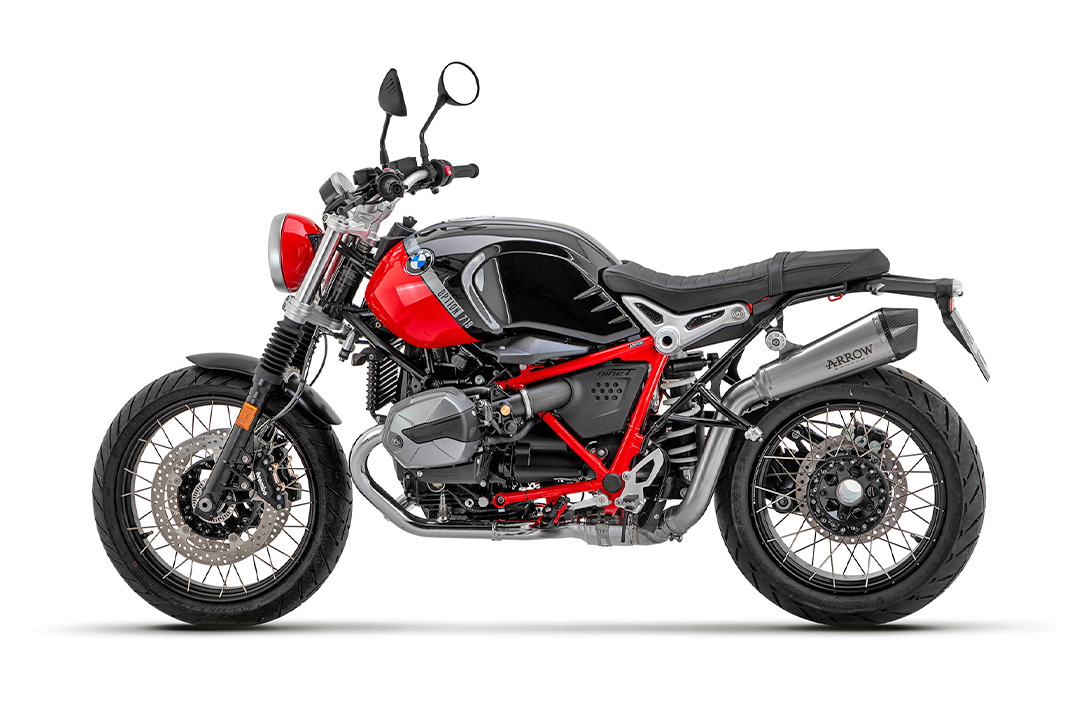 Silenciador ARROW X-KONE NiChrom para BMW R nineT Scrambler a partir del año de modelo 2021-