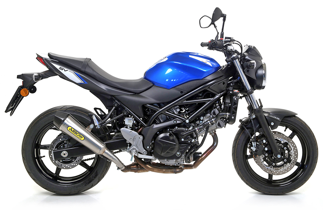 Escape ARROW X-KONE para Suzuki SV650 2016-, Acero inoxidable (Solo con tubo de conexión ARROW)